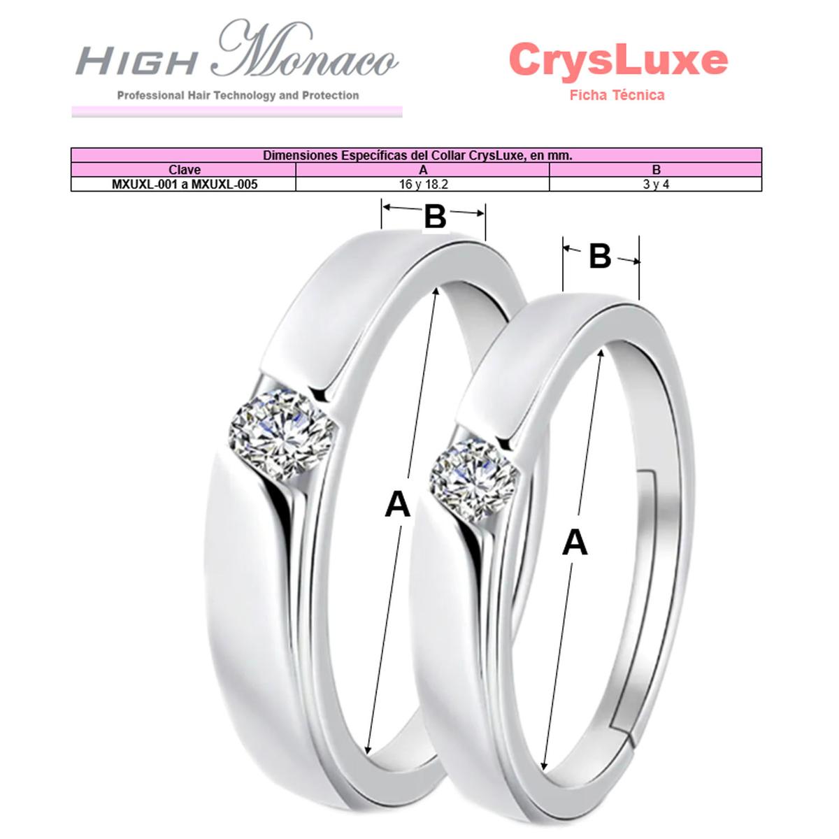 Foto 7 pulgar | Anillo De Boda Mxuxl-005high Monaco 10 Piezas Plata