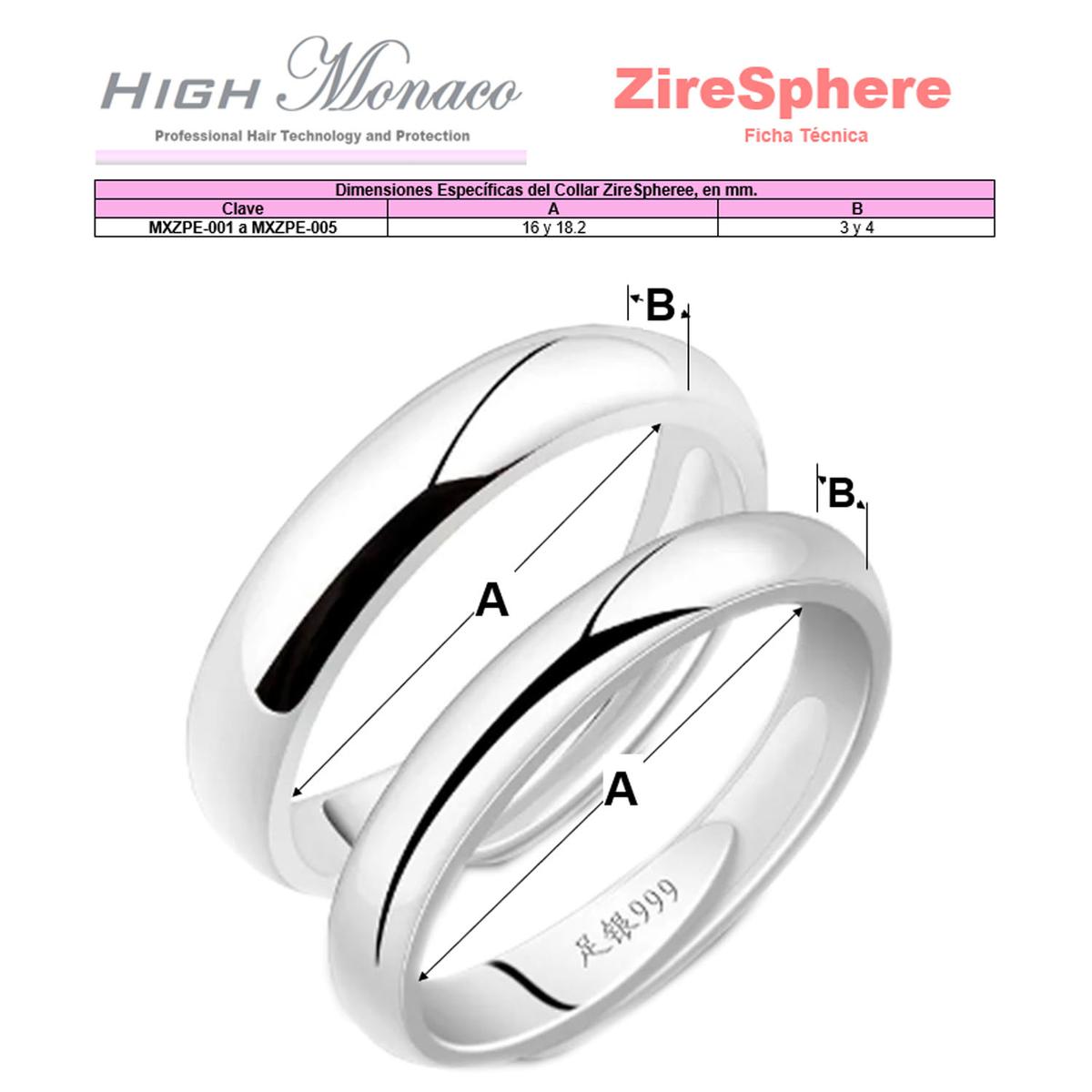 Foto 7 pulgar | Bodas Argollas Mxzpe-002high Monaco 4 Piezas Plata