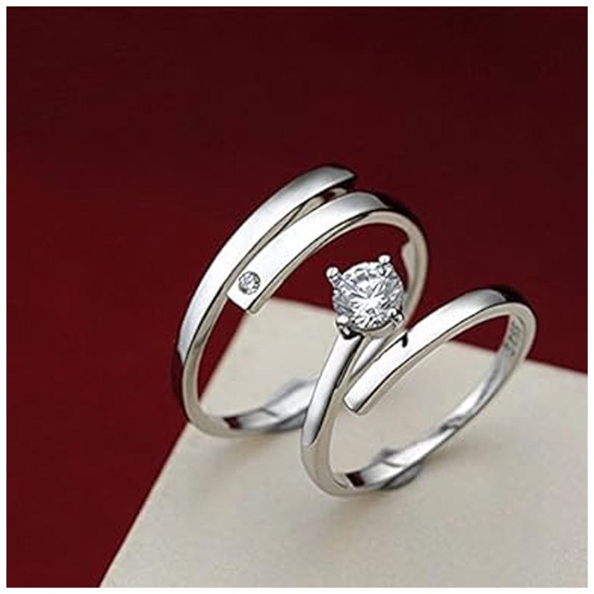 Foto 5 pulgar | Argollas De Parejas Mxuxo-003high Monaco 6 Piezas Plata