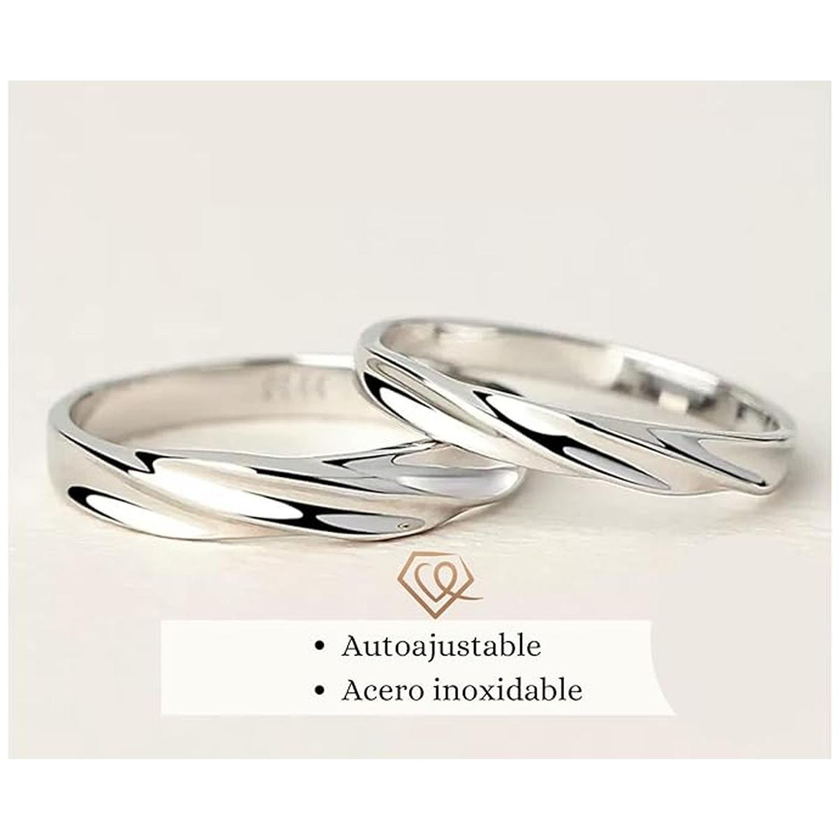 Foto 3 | Argollas Mxian-005high Monaco 10 Piezas Plata