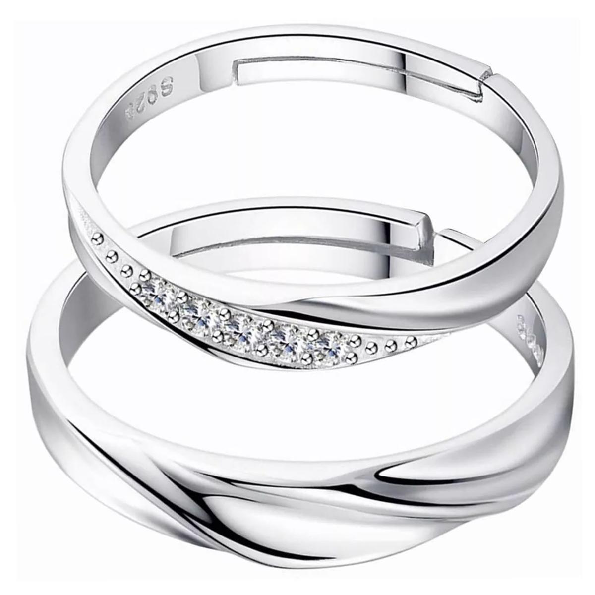 Foto 4 pulgar | Argollas De Circonia Cubina Mxprz-004high Monaco 8 Piezas Plata