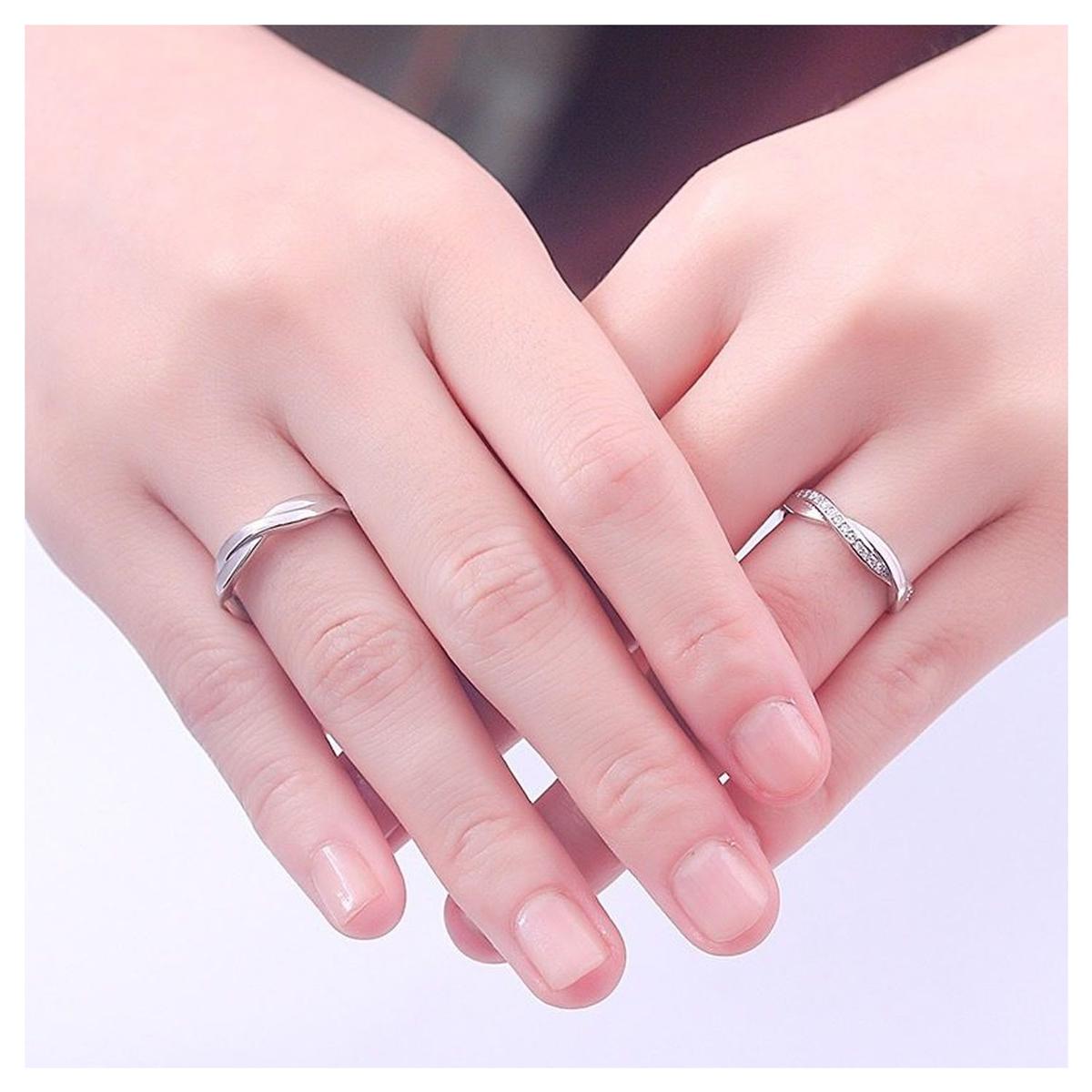 Foto 4 pulgar | Hermosos Anillos Mxgcf-002high Monaco 4 Piezas Plata