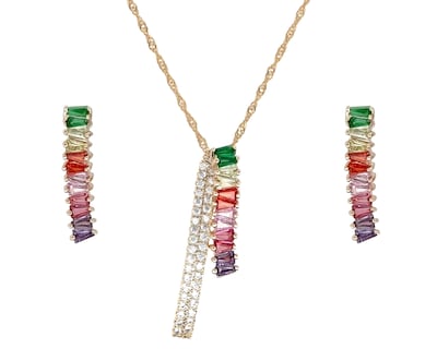 Foto 1 | Kit Barrita Multicolor Chapa de Oro de 18k Horoz Ch38