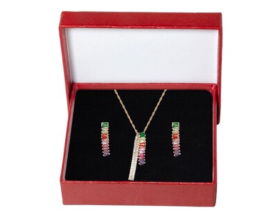 Foto 5 | Kit Barrita Multicolor Chapa de Oro de 18k Horoz Ch38