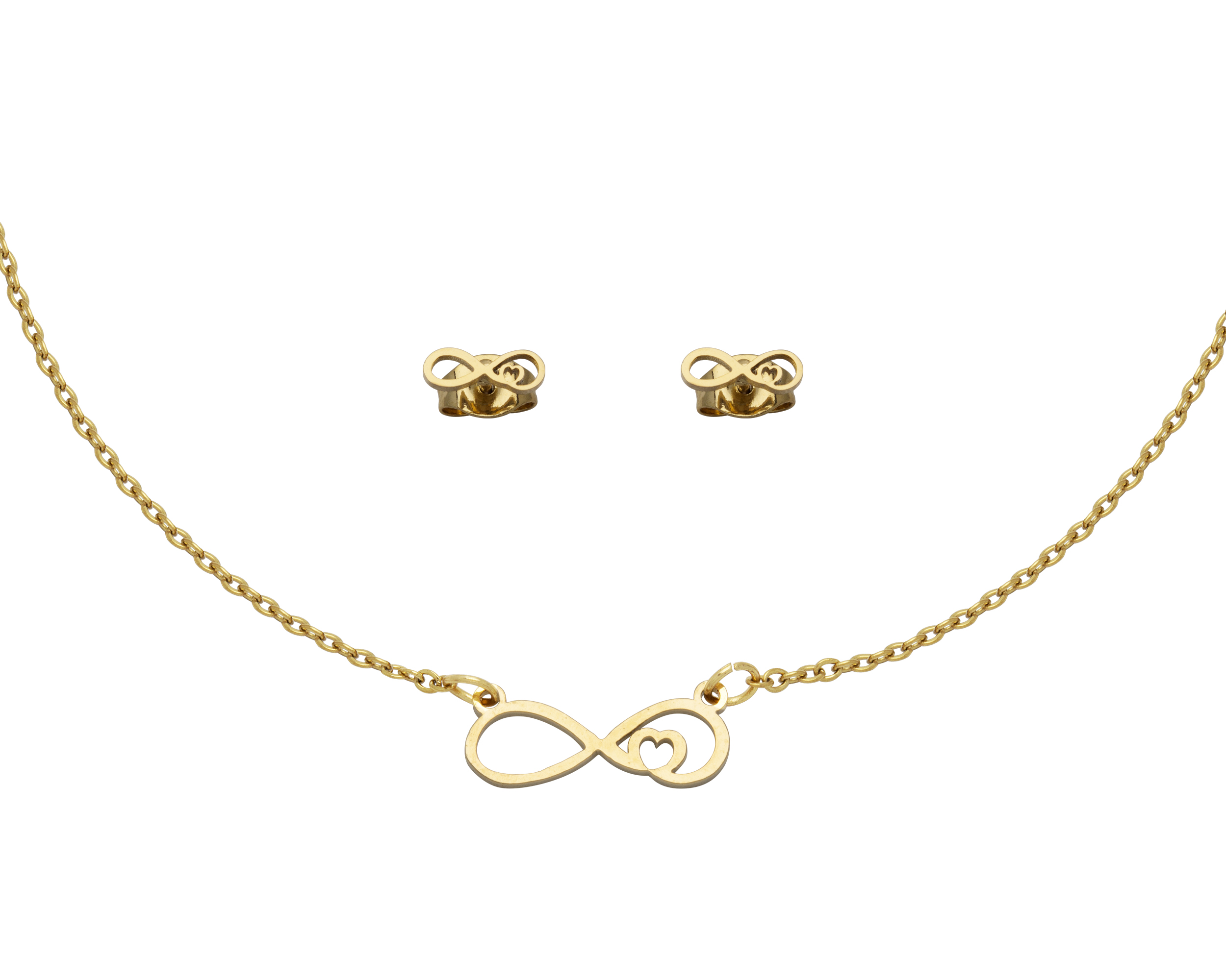 Foto 1 | Kit Infinito Corazón Horoz Ch37 Dorado de Acero Inoxidable