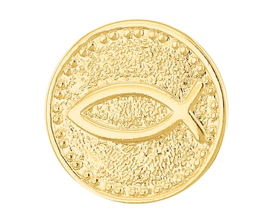 Foto 3 | Arras Matrimonio Pez y Cruz con Charola Chapa de Oro de 18k C411