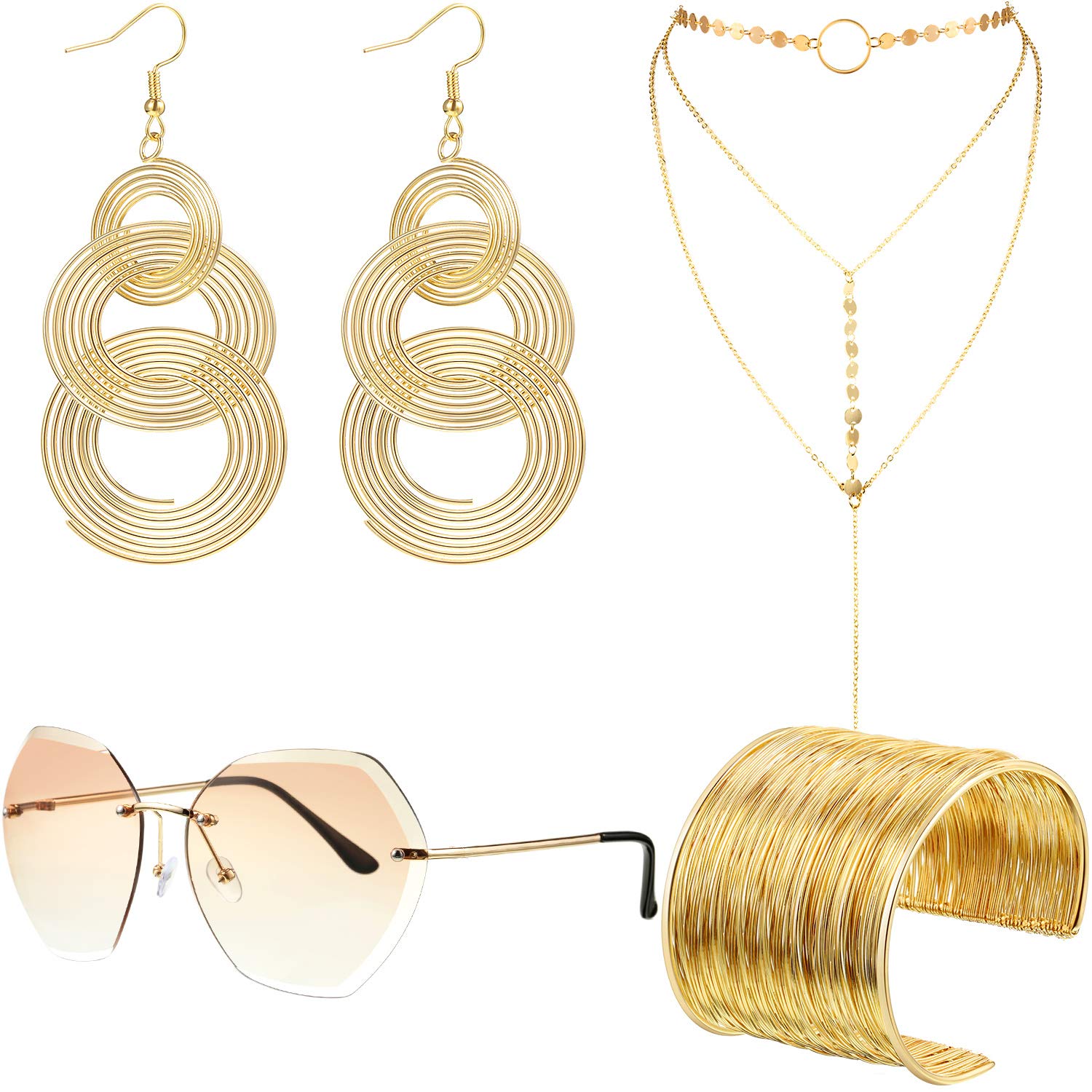 Foto 1 | Set De Accesorios Hicarer 70's Disco Con Forma De Diamante Sin Montura - Venta Internacional.