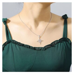 Foto 4 | Collar Y Pulsera Nudo De Bruja 2 Pcs, Negro/plata