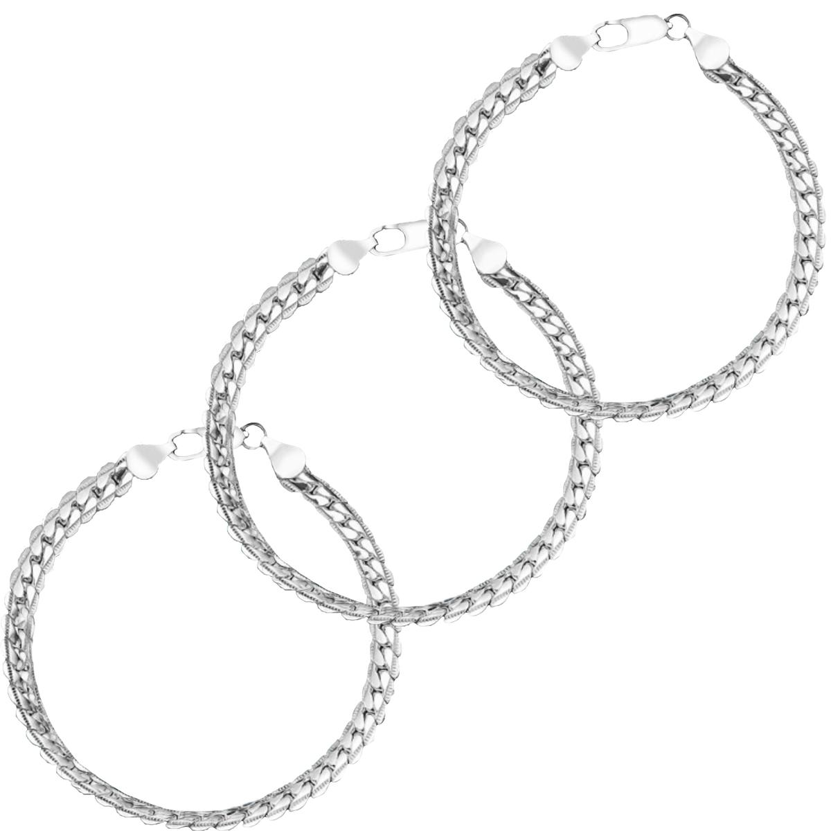 Brazalete De Regaloventdepot Mxdus-008 3 Piezass Plata $466