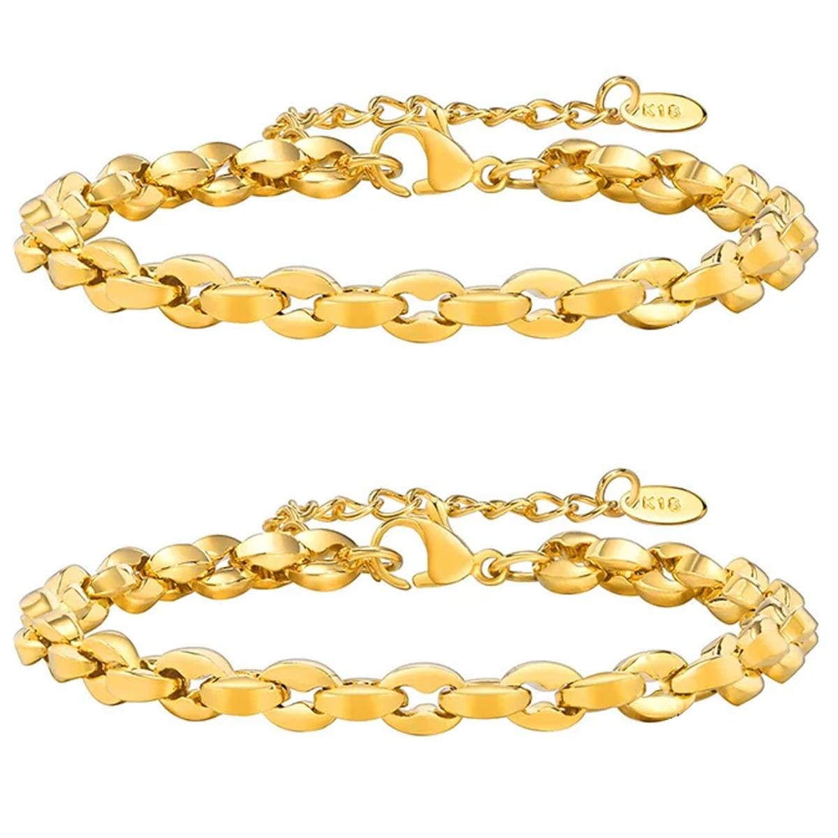 Brazaleteventdepot Mxhnl-002 2  Piezass Oro $515