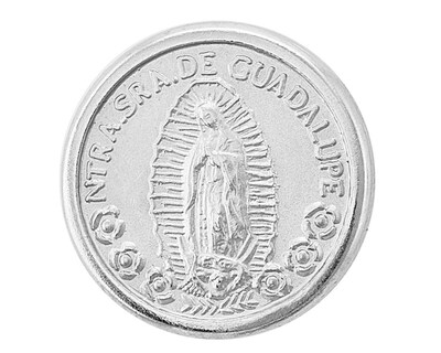 Foto 3 | Arras Guadalupe Charola Chapa Oro Blanco De 18k Horoz C408