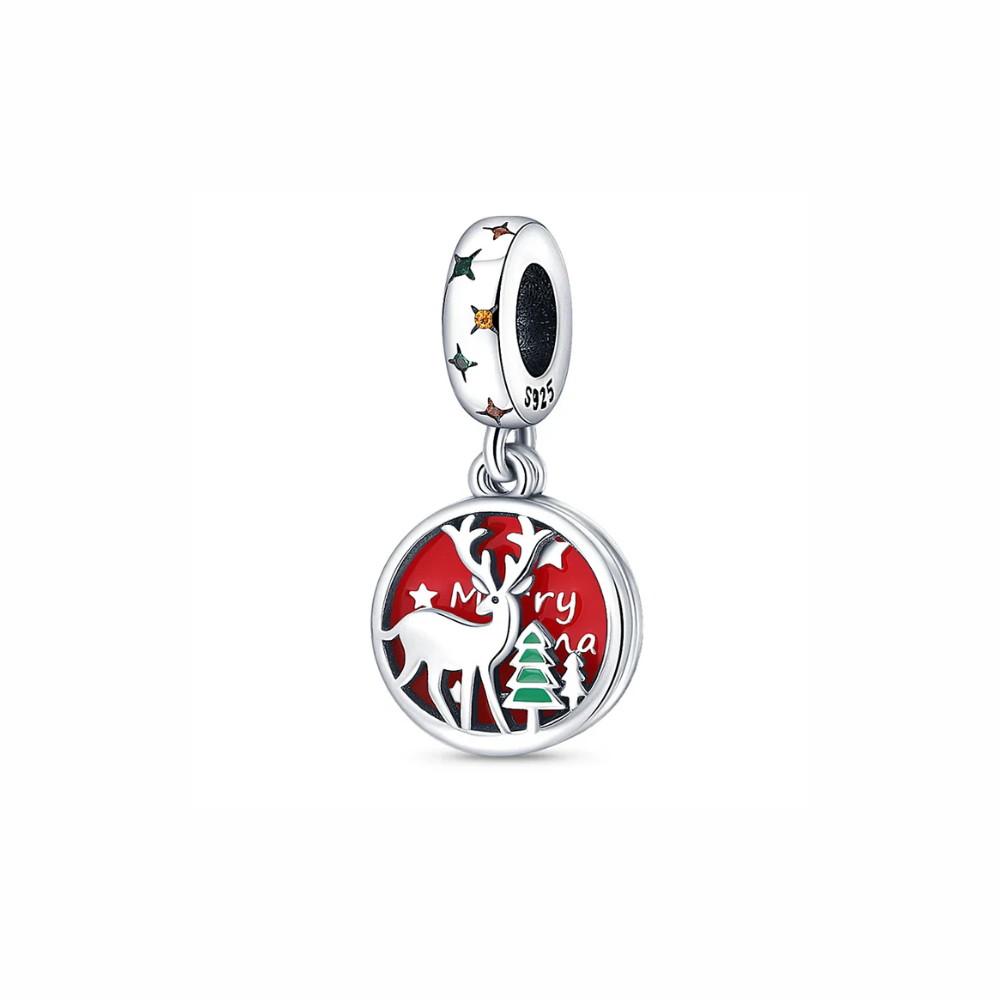 Foto 1 | Charm Merry Christmas Plateado Detallado