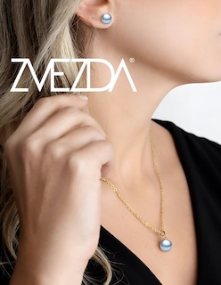 Foto 2 | Set de Collar con Aretes Zvezda para Mujer