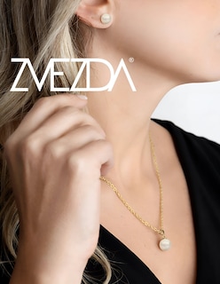 Foto 2 | Set de Collar con Aretes Zvezda para Mujer