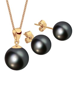 Foto 1 | Juego de Collar con Dije y Aretes Zvezda Chapa de Oro 18k