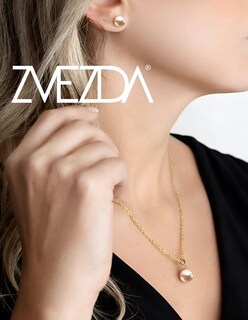 Foto 2 | Set de Collar con Aretes Zvezda para Mujer