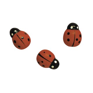 Foto 1 | Juego De Figuras De Madera De Mariquitas O Chinitas De 1,5 Cm (10 Unidades) - Venta Internacional.
