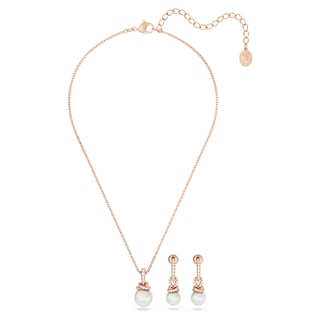 Foto 2 | Conjunto De Joyas Swarovski Originally: Pendiente Y Collar - Venta Internacional.