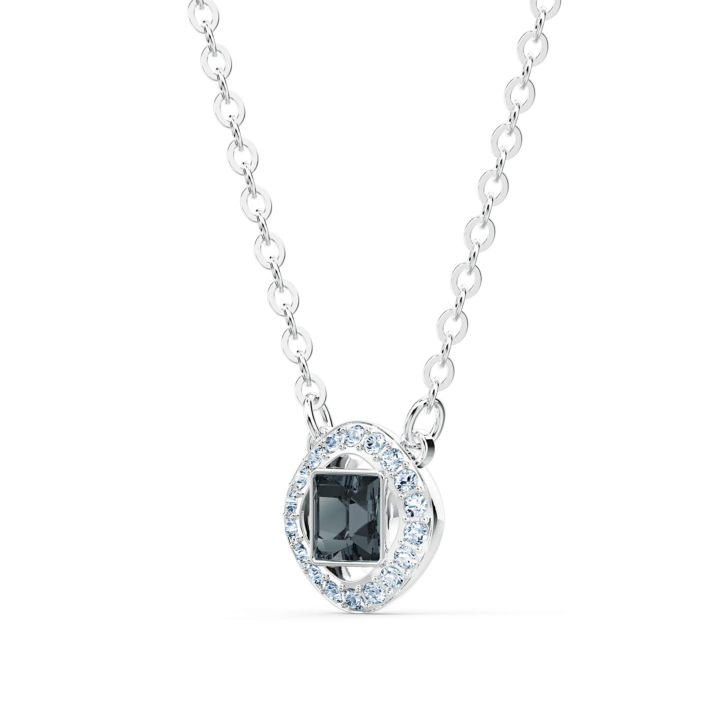 Foto 4 pulgar | Juego De Collares Swarovski Angelic Square Con Cristales Chapados En Rodio - Venta Internacional.