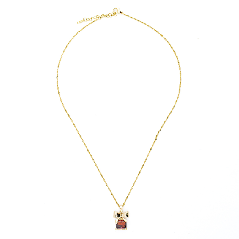 Foto 1 | Set de Collar con Aretes The Golden Store de Chapa de Oro de 18k