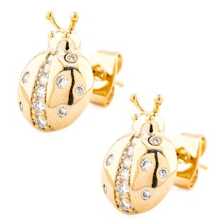Foto 3 | Set de Collar con Aretes The Golden Store de Chapa de Oro de 18k
