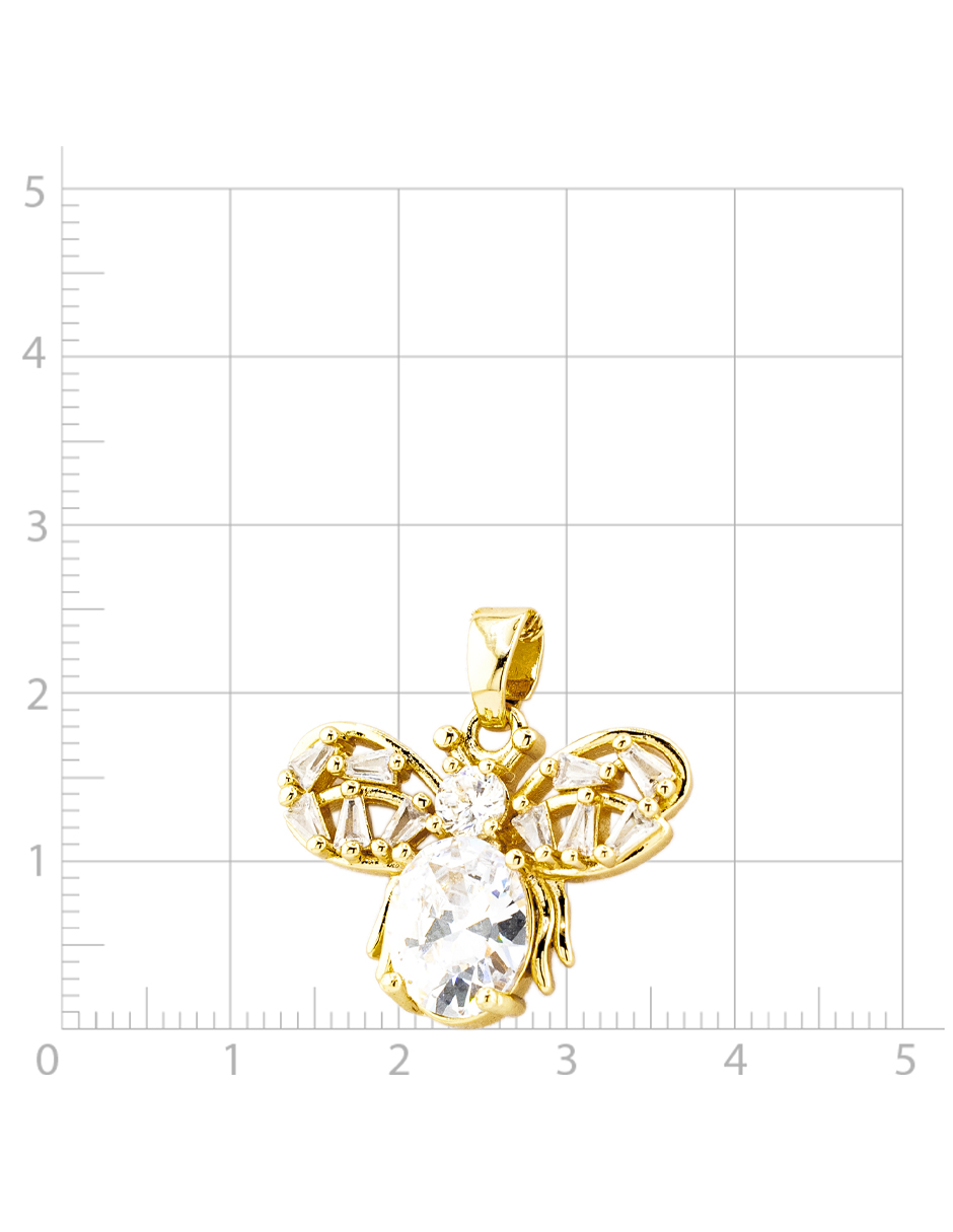Set De Arete Y Collar En Forma De Insecto The Golden Store Chapa De Oro De 18k