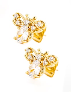 Foto 4 | Set De Arete Y Collar En Forma De Insecto The Golden Store Chapa De Oro De 18k