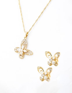 Foto 1 | Juego de Aretes y Collar The Golden Store Chapa de Oro 18k