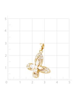 Foto 2 | Juego de Aretes y Collar The Golden Store Chapa de Oro 18k