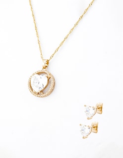 Foto 1 | Juego de Aretes y Collar The Golden Store Chapa de Oro 18k