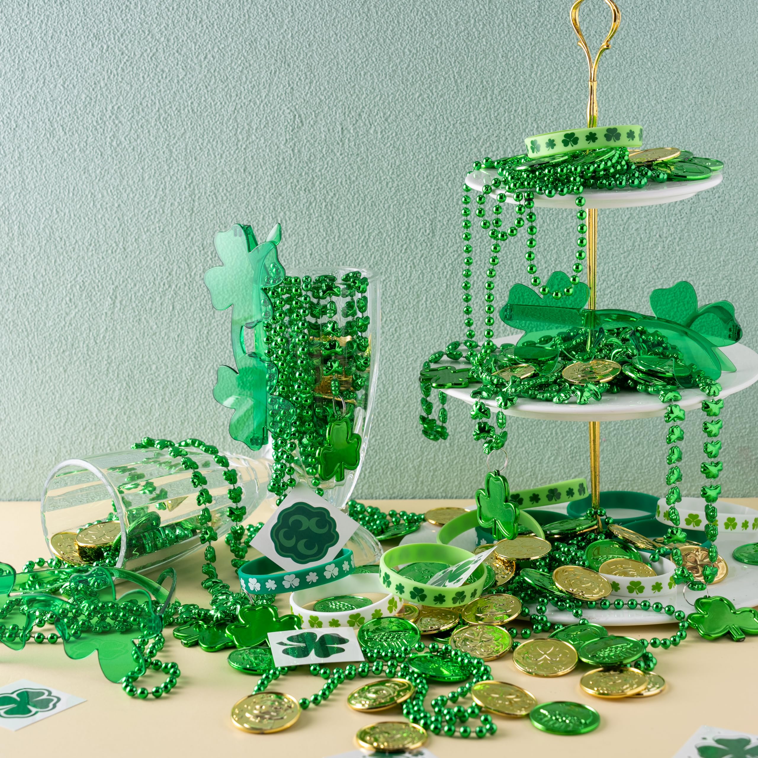 Foto 7 | Set De Recuerdos De Fiesta Joyin Para El Día De San Patricio, 202 Unidades, Trébol - Venta Internacional.