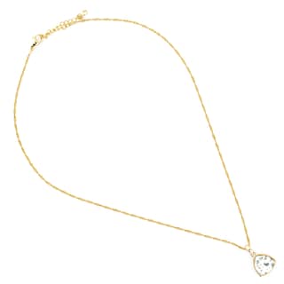 Foto 4 | Arete Y Collar En Forma De Triangulo The Golden Store Chapa De Oro 18k