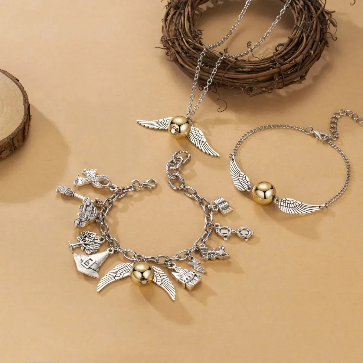 Foto 4 | Juego De 3pzs De Joyas Belug Plata