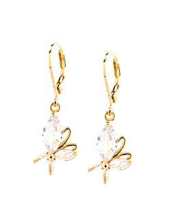 Foto 4 | Collar Y Aretes Colgantes En Forma De Mariposa The Golden Store Chapa De Oro 18k