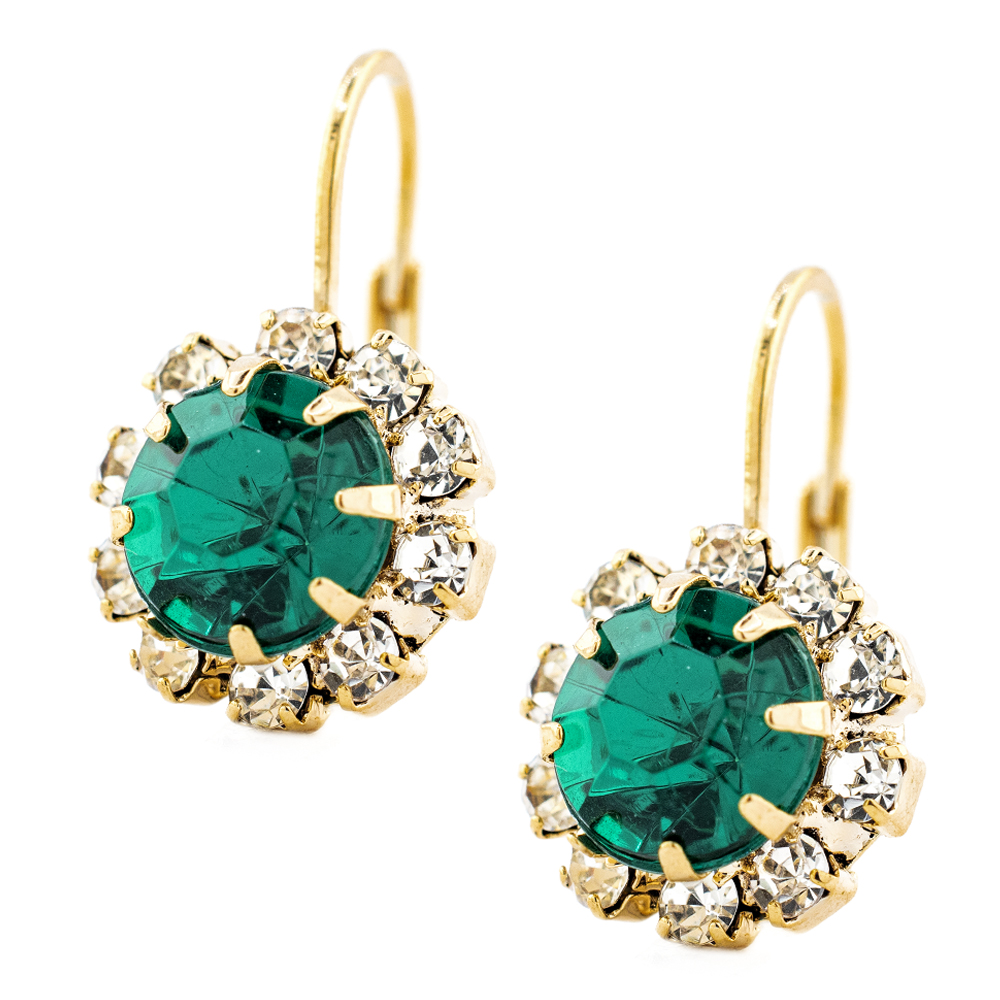 Foto 4 | Collar Y Aretes Colgantes En Forma De Circulo The Golden Store Chapa De Oro 18k