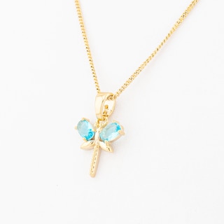 Foto 3 | Aretes y Collar Chapa de Oro The Golden Store 2 Piezas