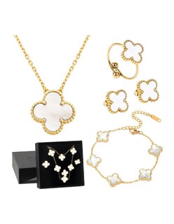 Foto 2 | 5pz Joyas De Trébol De La Suerte + Gratis Termo Güish De Regalo