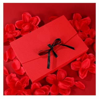 Foto 3 | Flores Rojas Eternas Y 7 Pares De Pendientes Lab.g, Mujeres Regalo Plata