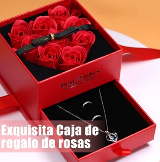 Foto 3 | Regalos Xtellar Para Mujer,collar Y Aretes Corazón Mujer Con Caja