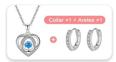 Foto 4 | Regalos Xtellar Para Mujer,collar Y Aretes Corazón Mujer Con Caja