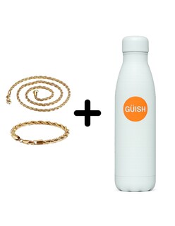 Foto 1 | 2pz Pulsera Y Collar Torsal Unisex + Gratis Termo Güis De Regalo