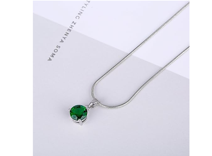 Foto 2 | Xtellar Oro Transparente Mujer Chapado En Circonita Solitario Circonita Pendientes Del Collar