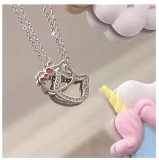Foto 3 | 2pcs Kitty Pulsera Set Hello Kitty Ajustable Joyeria Mujer