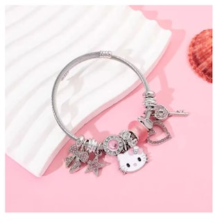 Foto 5 | 2pcs Kitty Pulsera Set Hello Kitty Ajustable Joyeria Mujer