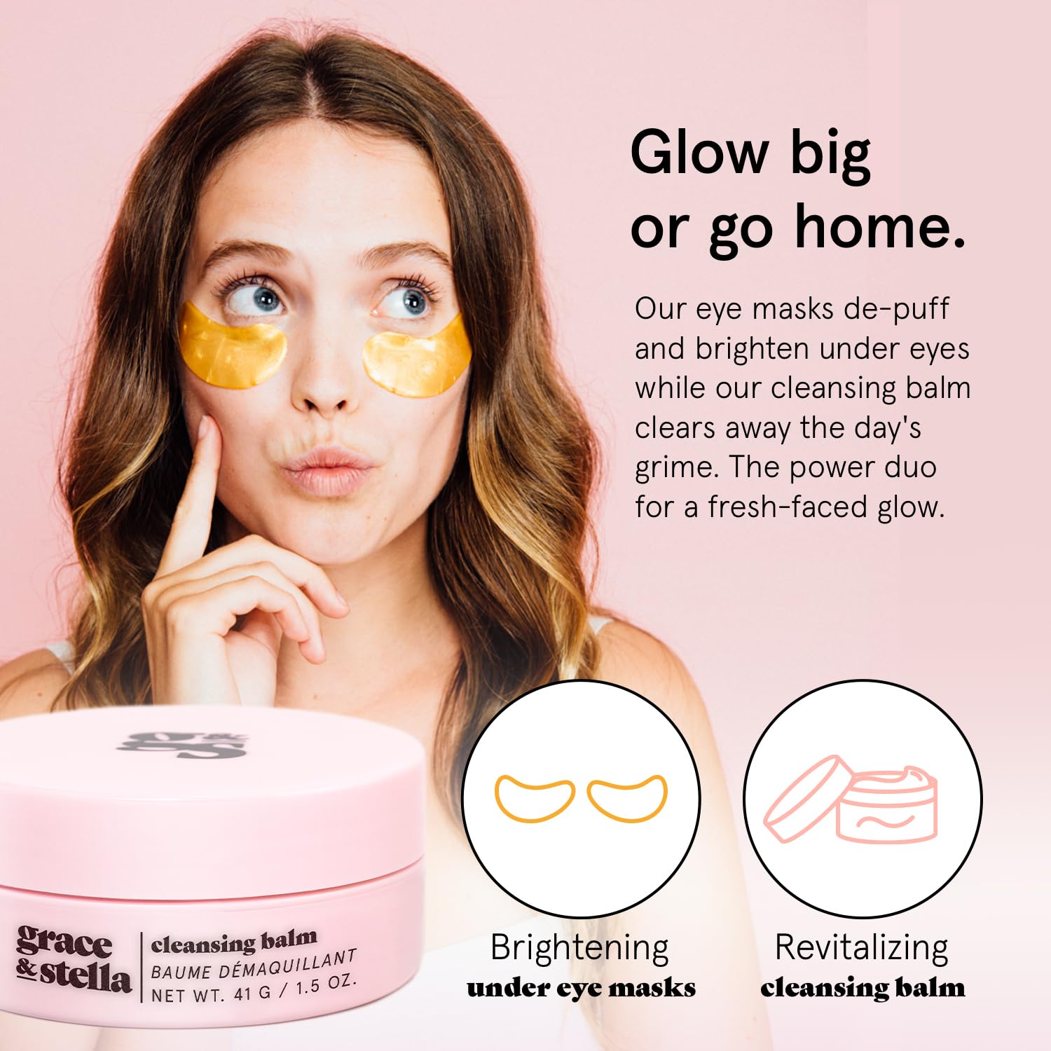 Foto 4 | Set De Regalo Grace & Stella Dream Team Con Mascarillas Para Debajo De Los Ojos Para Mujer - Venta Internacional.
