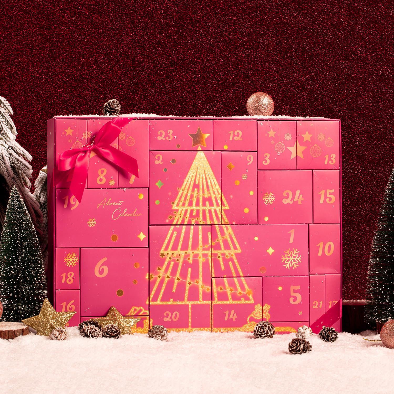 Foto 6 pulgar | Calendario De Adviento Mh Mylune Home 2024 Con 24 Regalos De Navidad Para Mujer - Venta Internacional.
