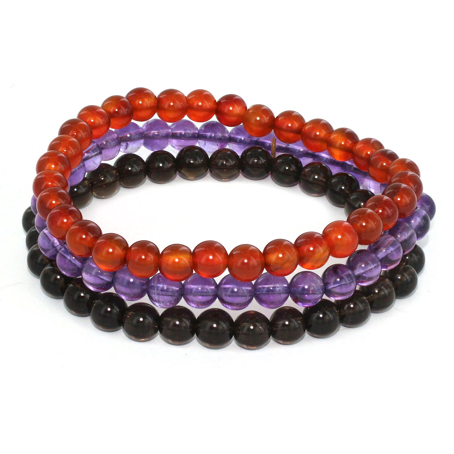 Foto 2 | Set De Joyas West Coast Jewelry De Cuarzo Ahumado, Cornalina Y Amatista - Venta Internacional.
