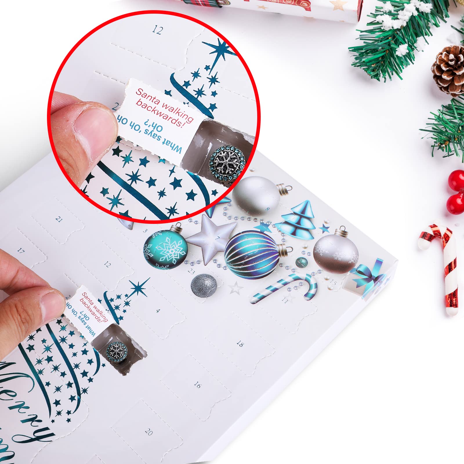 Foto 5 pulgar | Calendario De Adviento Para Joyas Jartoria Lake Blue 2024 Con 24 Regalos - Venta Internacional.