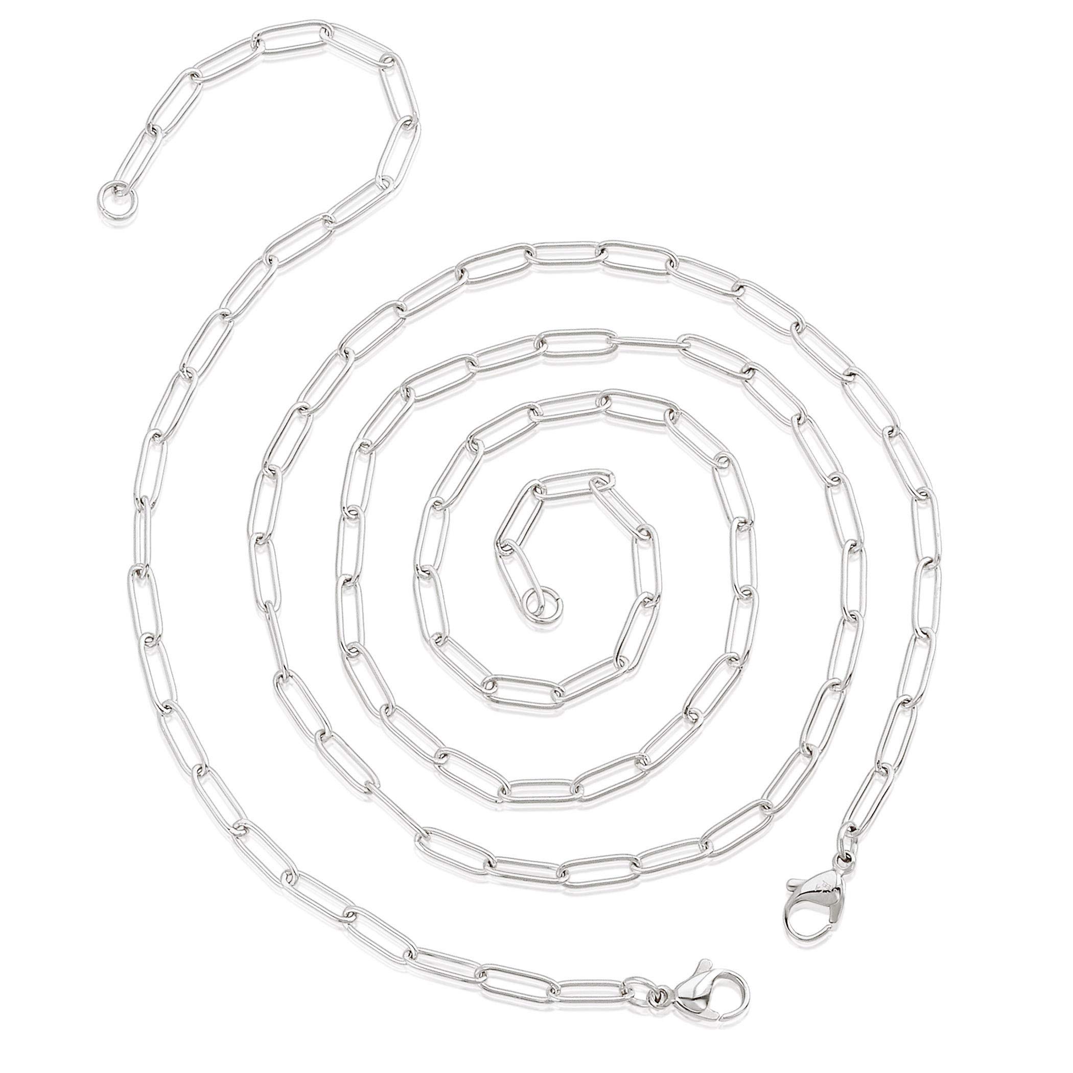 Foto 2 pulgar | Conjunto De Joyas West Coast Paperclip, Collar Y Pulsera - Venta Internacional.