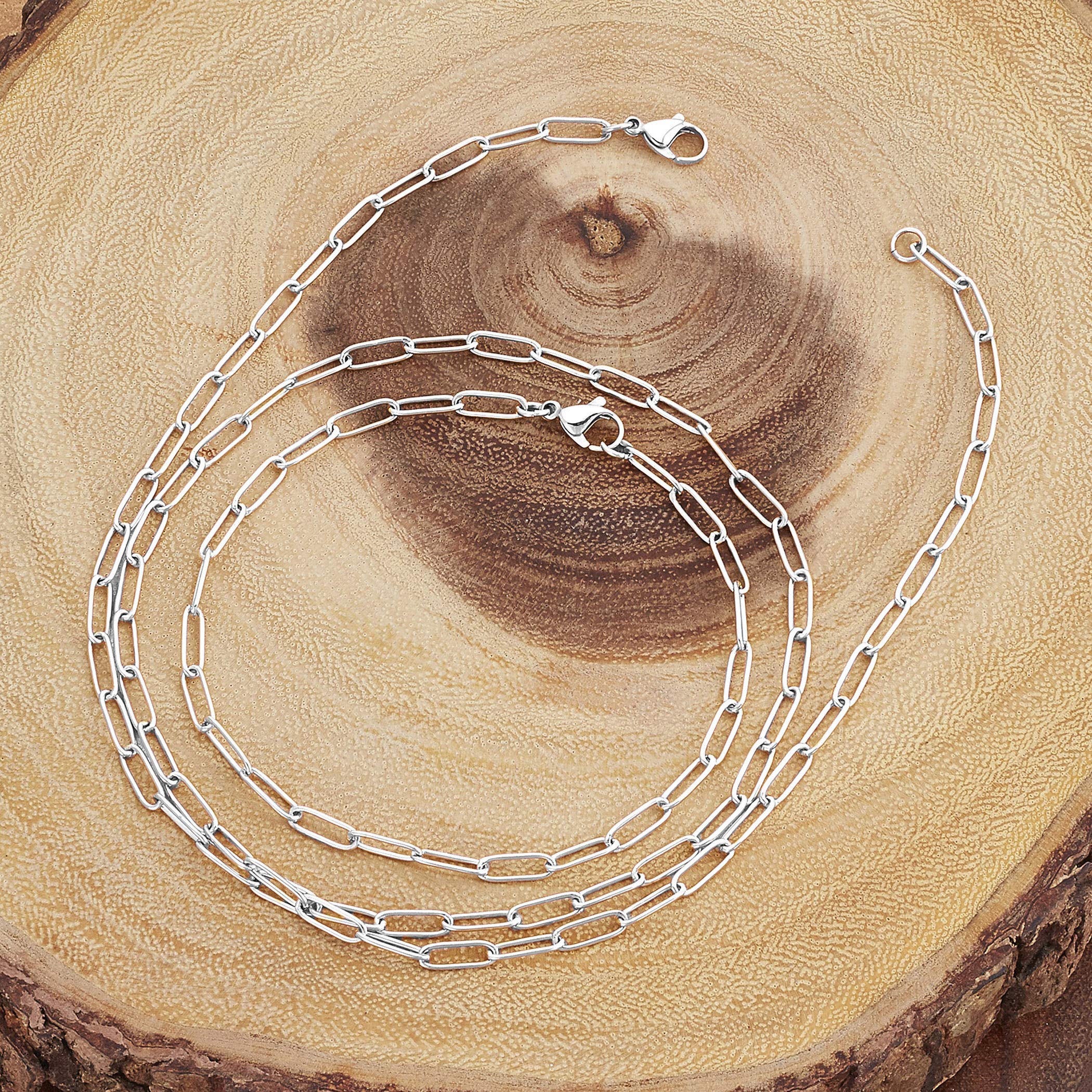 Foto 5 pulgar | Conjunto De Joyas West Coast Paperclip, Collar Y Pulsera - Venta Internacional.